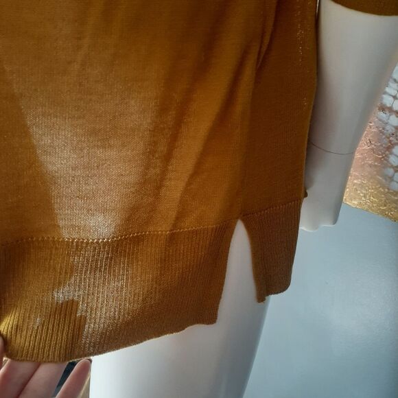 Zara Mustard Yellow Women's Sweater - Picture 10 of 11